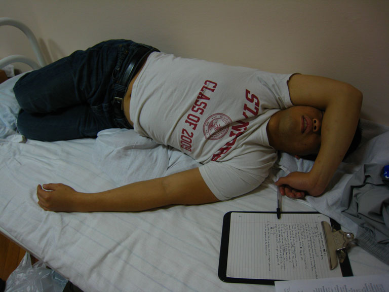 Dan works hard. And then he drops.